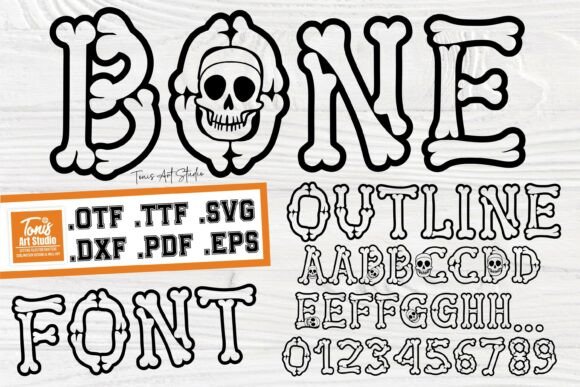 Bone Outline: Crafting Eerie Elegance for Halloween and Beyond