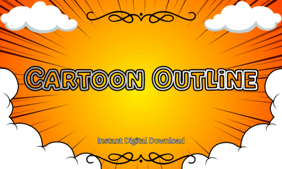 Cartoon Outline Font: A Playful Tool for Creative Projects