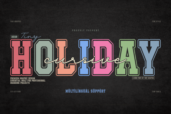 Cursive Holiday: A Serif and Script Pairing for Modern Design