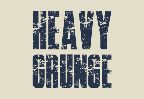 Heavy Grunge: The Bold Sans-Serif for Unapologetic Design