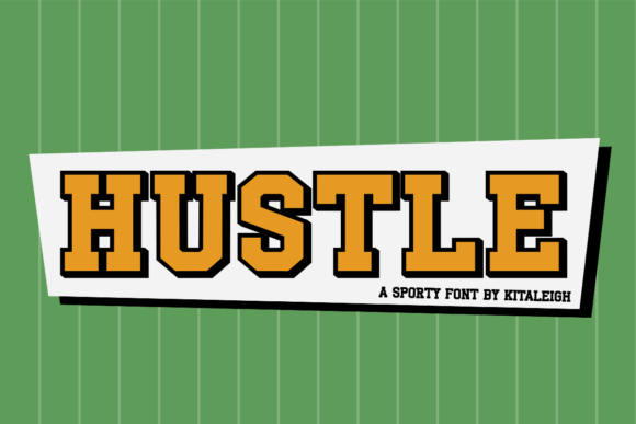 Hustle: The Bold Typeface Fueling Modern Athletic Branding