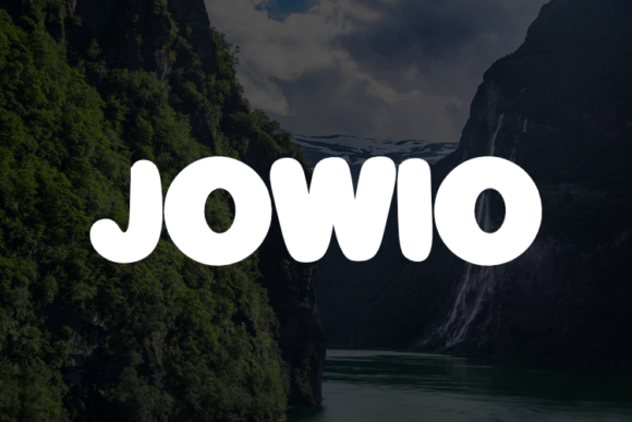 Jowio: A Typeface for Clarity and Modern Style