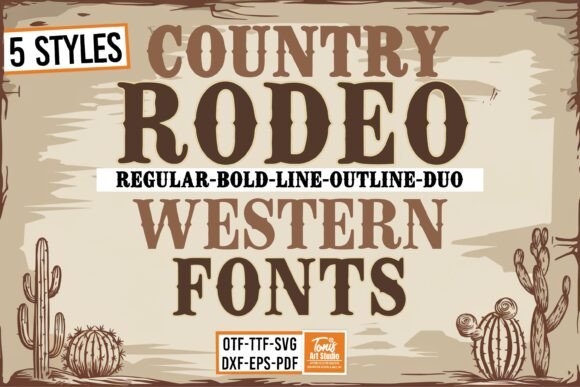 Rodeo Bundle: A Complete Western Typeface Toolkit