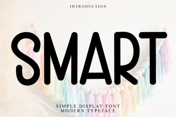 Smart: A Festive Typeface for Holiday Designs
