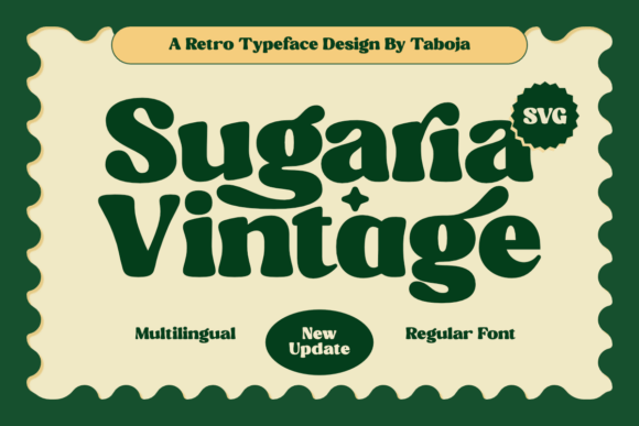 Sugaria Vintage: Crafting a Retro-Fueled Visual Identity