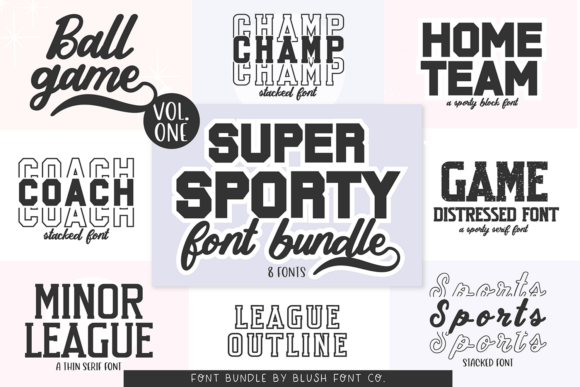 Super Sport Bundle: Fonts for Every Team and Project