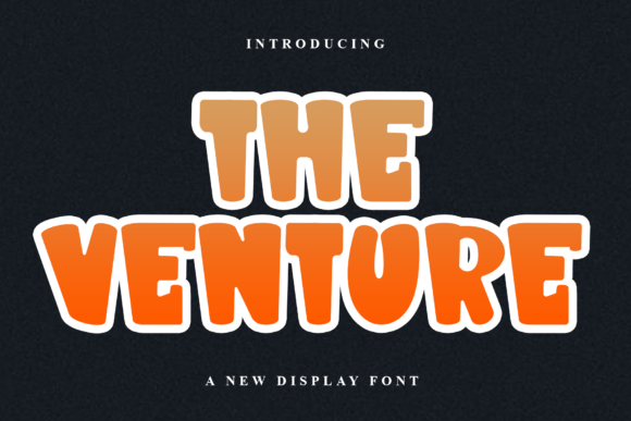 The Venture Typeface: Festive Flair for Holiday Designs