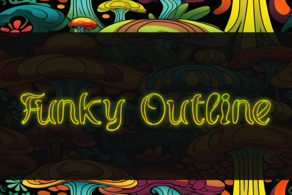 Unleash Creative Energy with Funky Outline