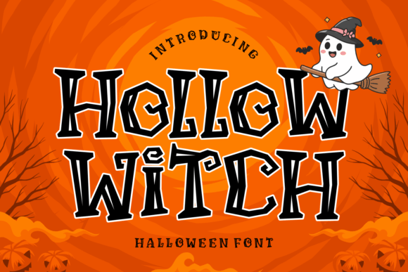 Unleash Halloween's Allure: The Hollow Witch Typeface