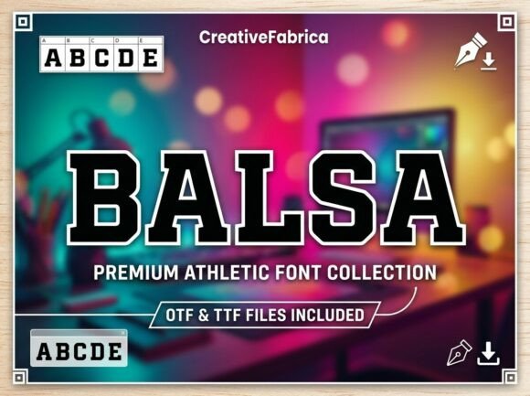 Unleash Your Team Spirit with the Balsa Typeface