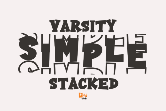Varsity Simple Stacked: A Font with Athletic Soul